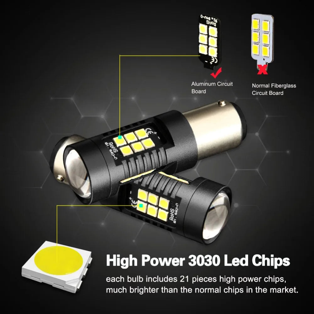 1157 BAY15D Led Bulb P21/5W 21 3030SMD Auto Leds Bulbs Brake Tail Lamp Car Backup light 12