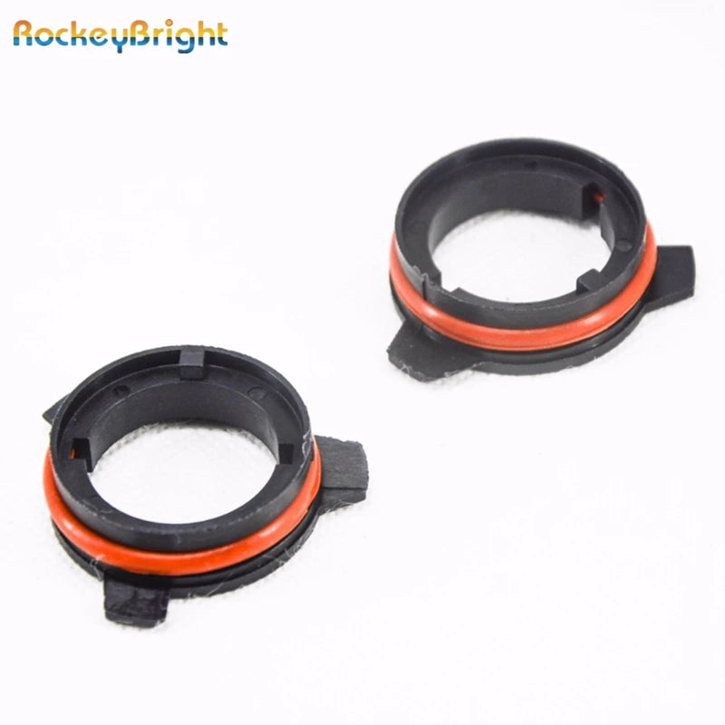 Rockeybright 2pc d2s d2r hid bulb adapter converter d2c d2s base bulb holder for bmw e39 b