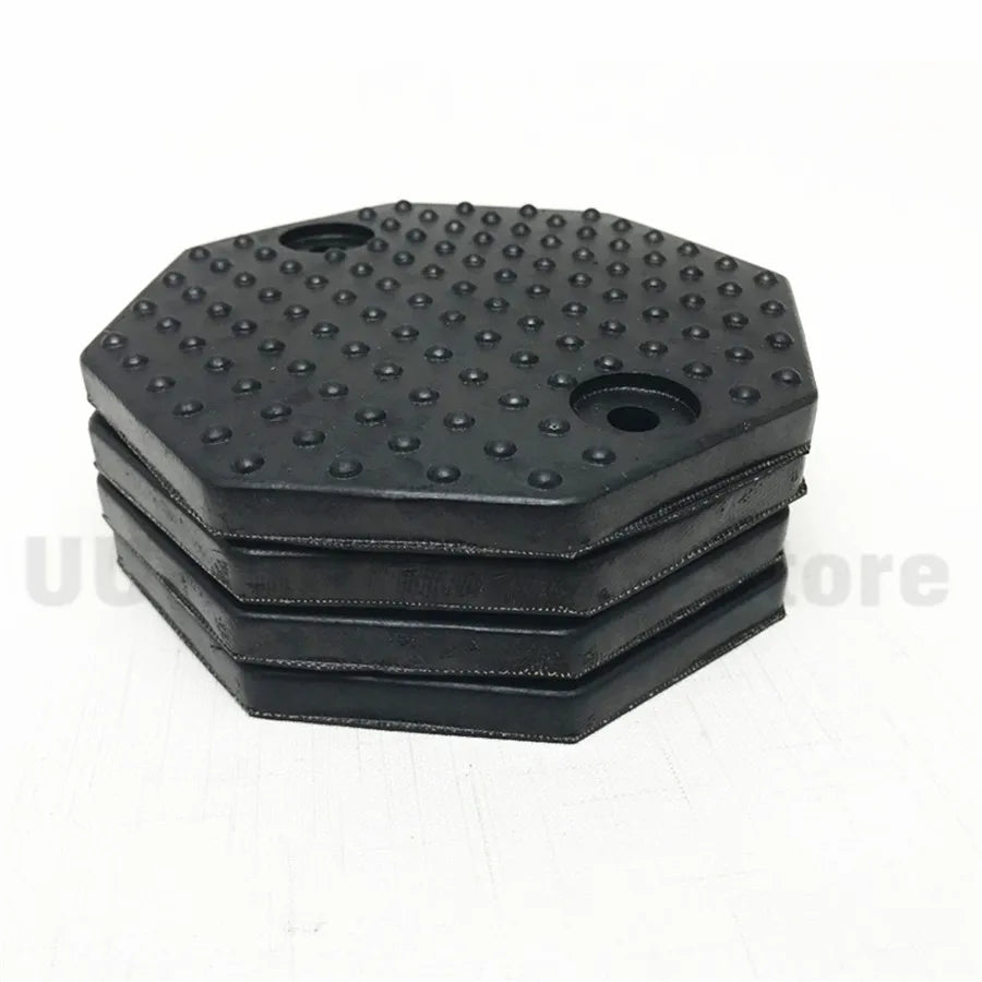 Universal 4Pcs Octagon 135*10mm Heavy Duty Rubber Lifting Arm Pads Car Lift Accessories fo