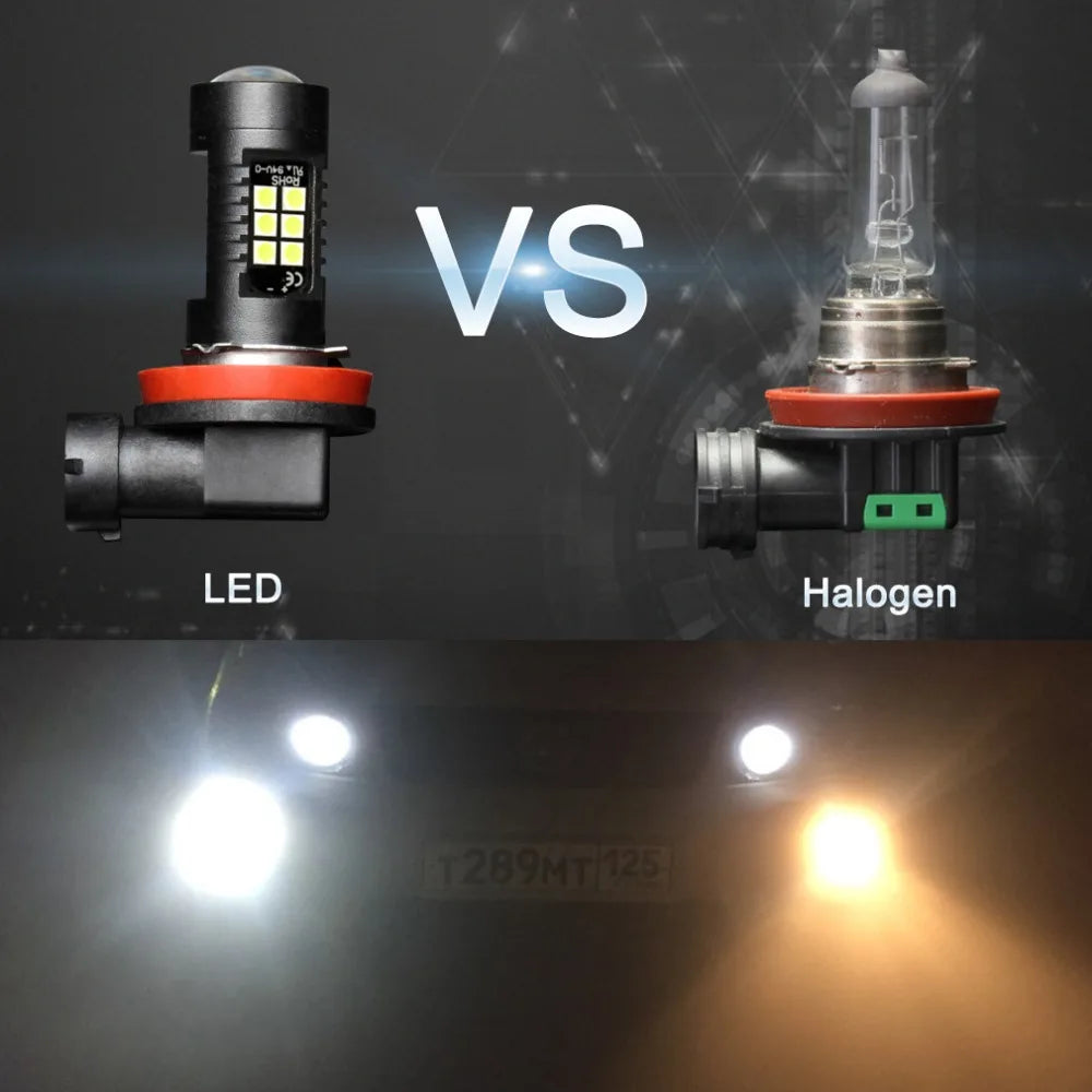 H8 H11 Led Bulb HB4 Led Bulbs HB3 9006 9005 SMD Lights 1200LM 6000K 12V White Driving Runn