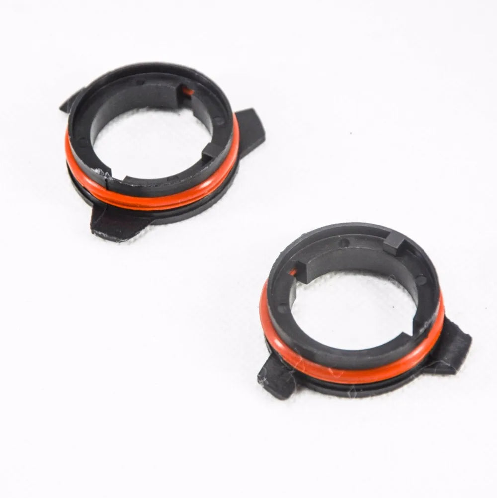 Rockeybright 2pc d2s d2r hid bulb adapter converter d2c d2s base bulb holder for bmw e39 b