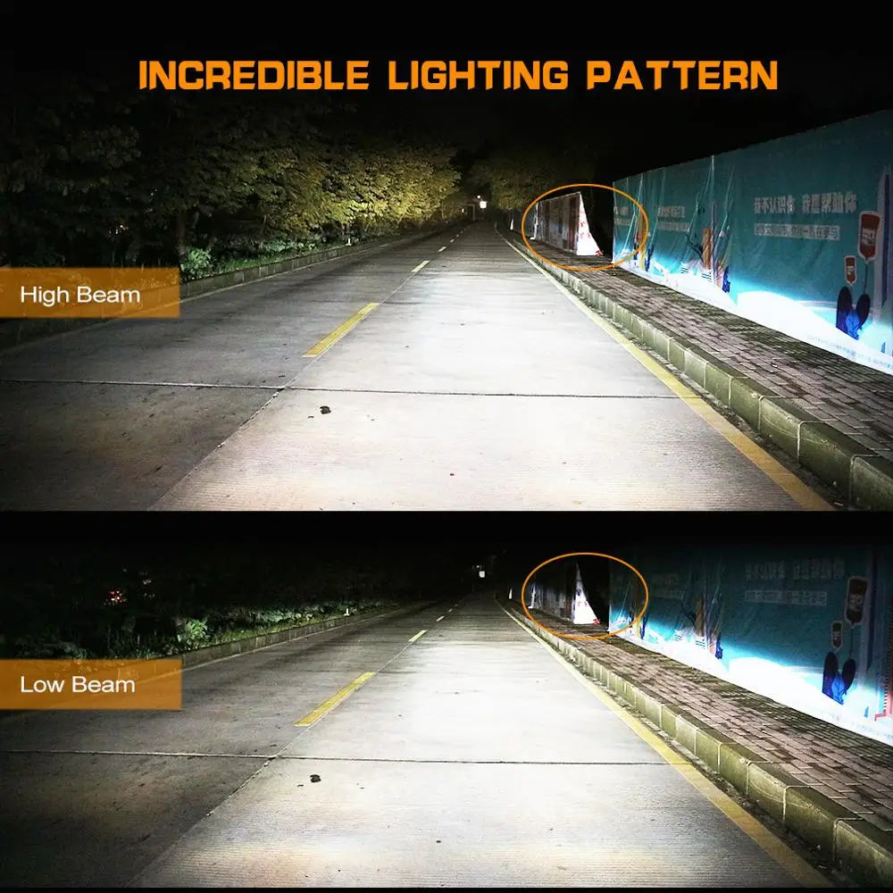 H7 LED H4 H11 H8 Car Headlight Bulbs 9006 HB4 H1 H3 HB3 H9 H27 LED Lamp with 1515 Chips 12