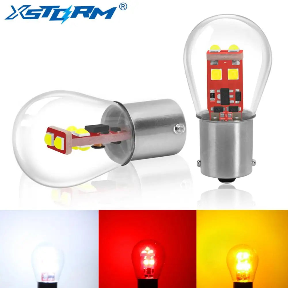 1157 BA15D BAY15D 1156 BA15S P21W P21/5W Led Bulb S35 800LM Car Turn Signal Lamp Reverse B