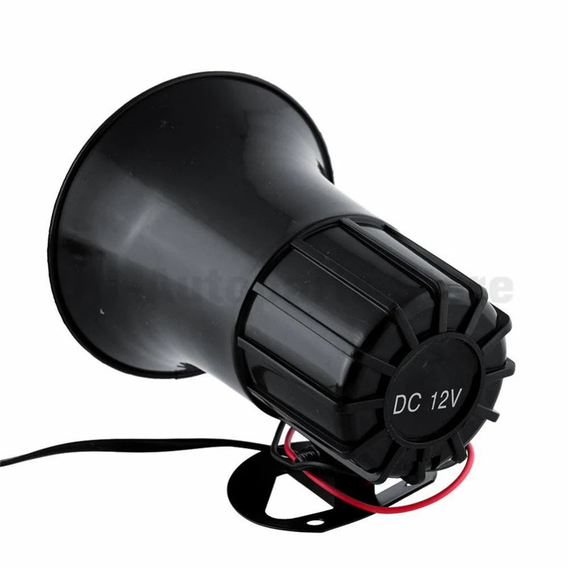Universal Car Warning Alarm 150DB 12V 7 Sound Loud Police Fire Siren Horn PA Speaker Kit