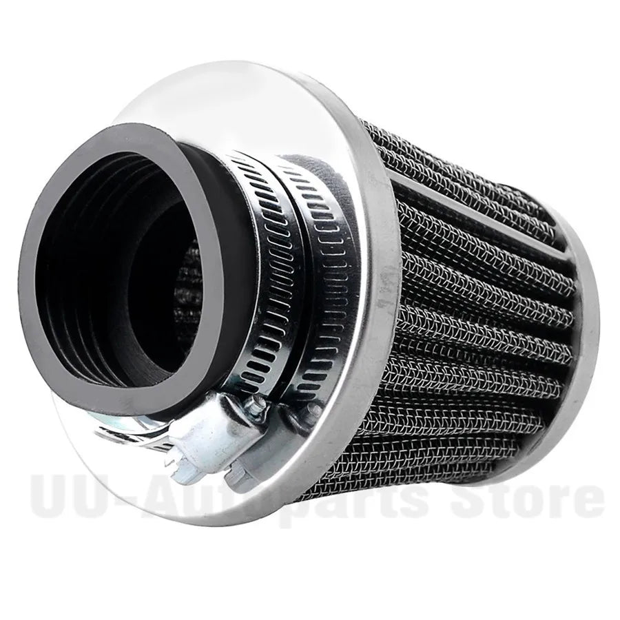 54mm Air Filters Universal Tapered Chrome Pod Clean Mushroom Head Cleaner for Motorcycle C
