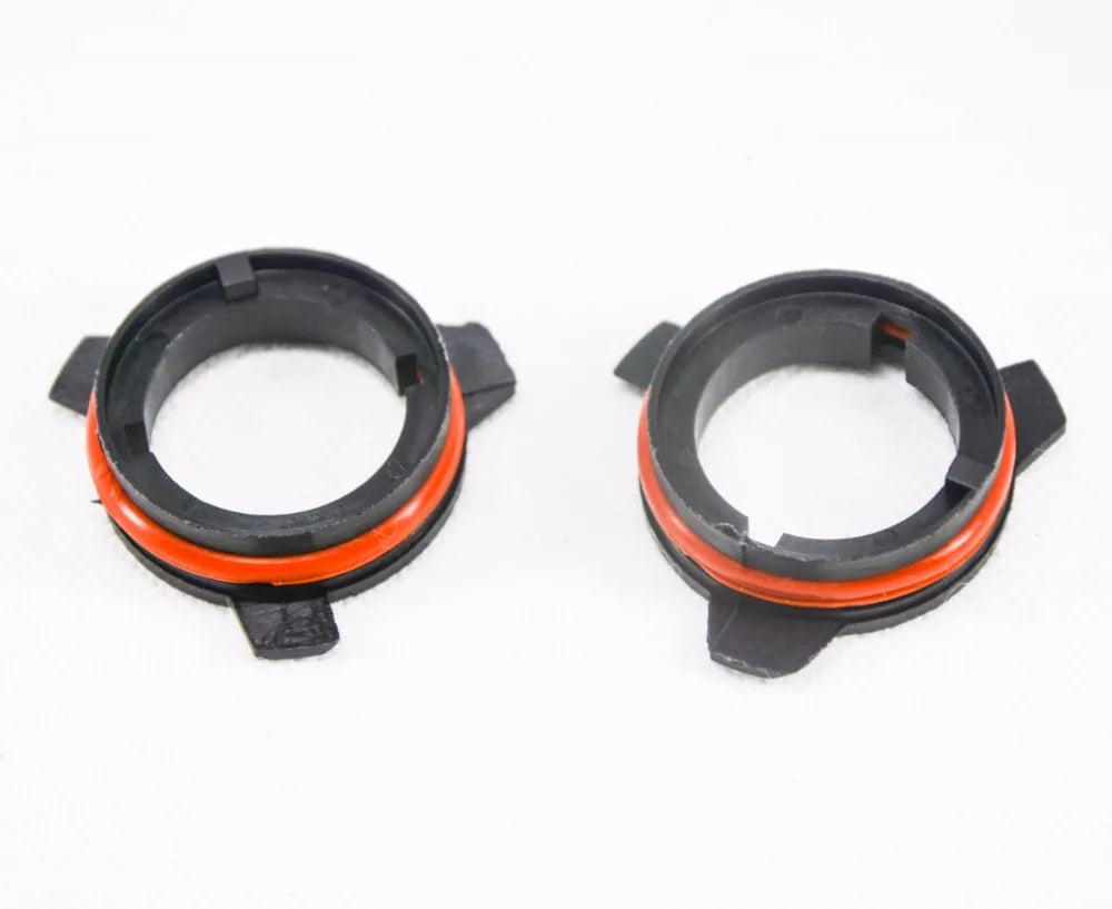 Rockeybright 2pc d2s d2r hid bulb adapter converter d2c d2s base bulb holder for bmw e39 b