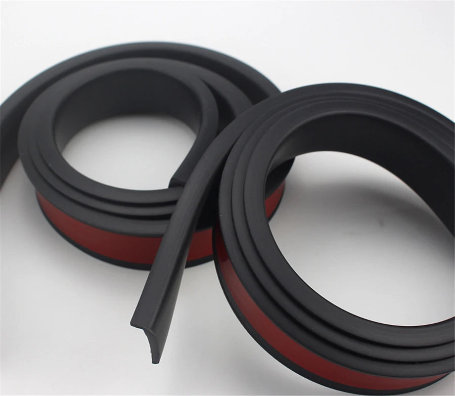 Universal 2pcs 6.5cm width-1.5M length Widening Car Fender Flare Extension Wheel Eyebrow R