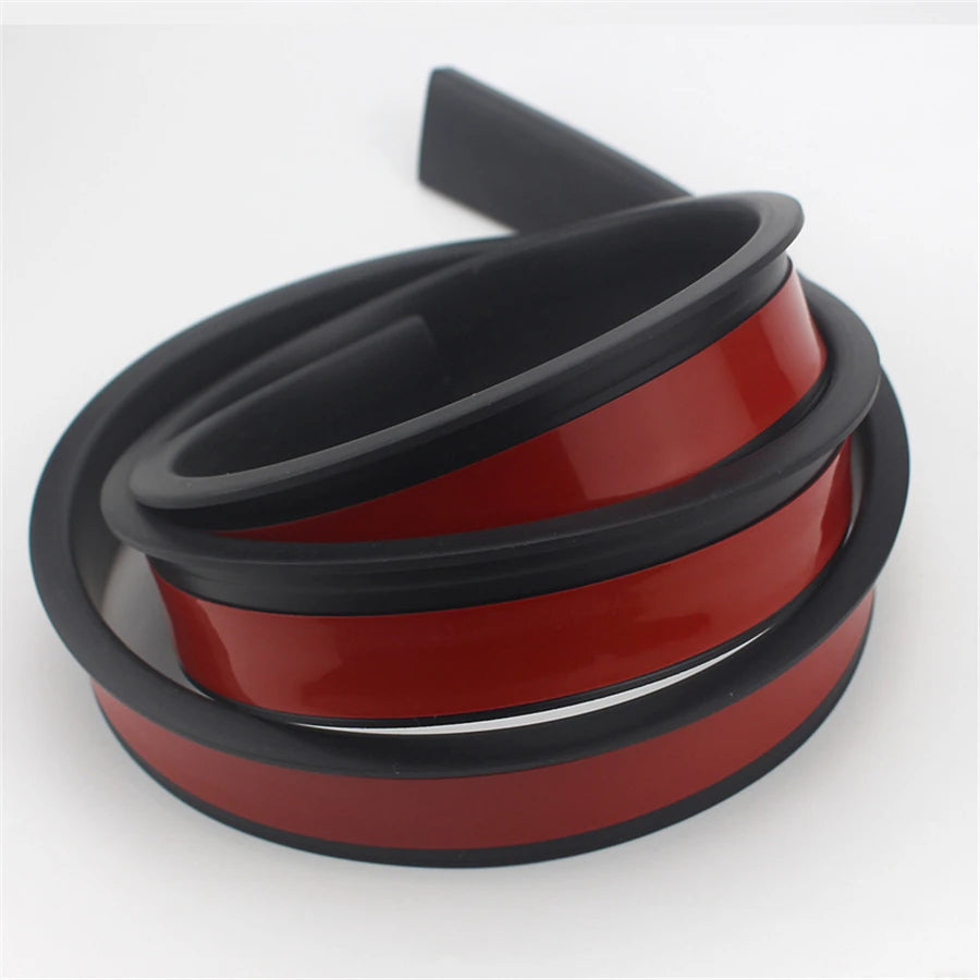Universal 2pcs 6.5cm width-1.5M length Widening Car Fender Flare Extension Wheel Eyebrow R