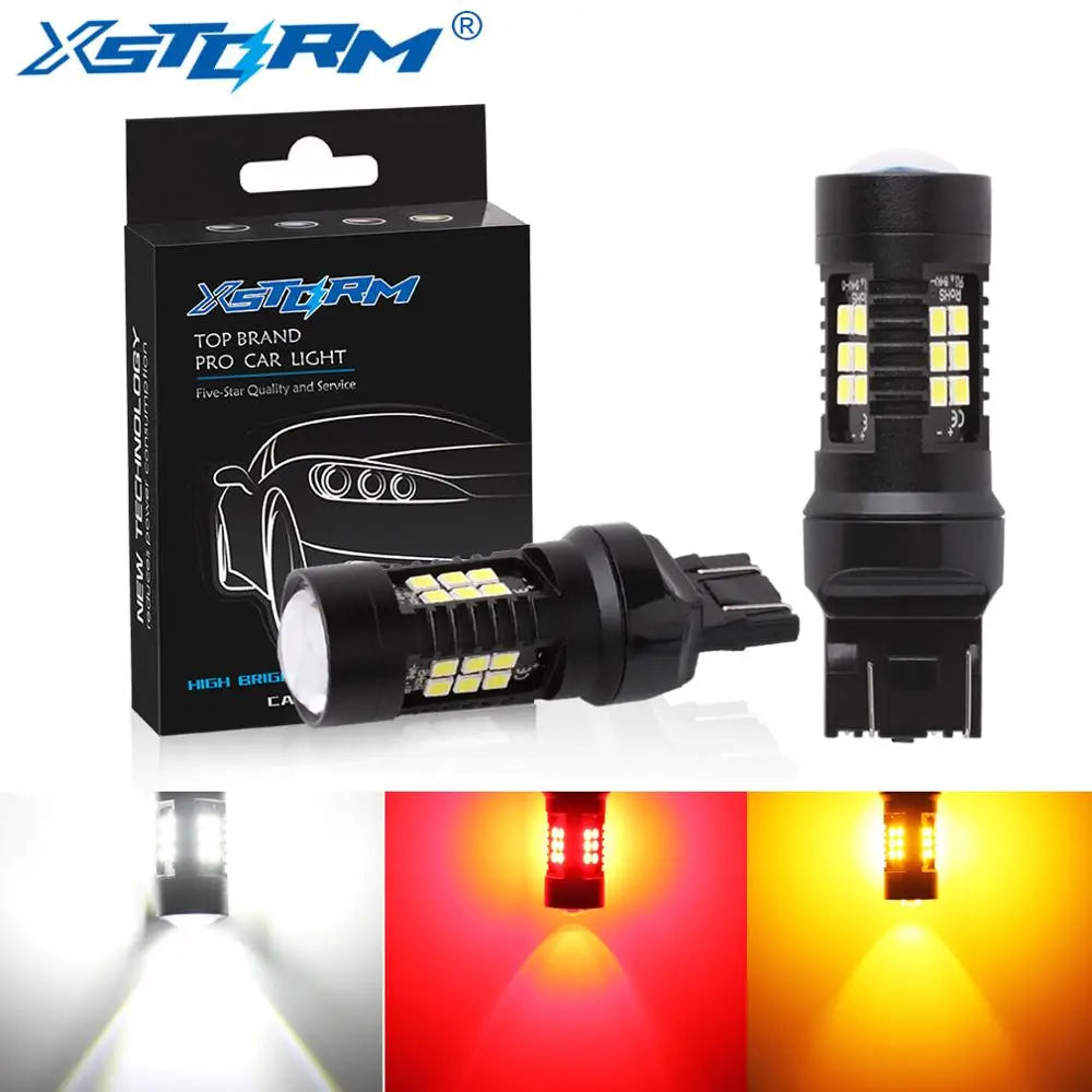 T20 W21W W21/5W LED 7440 7443 SRCK LED Bulb Auto Lights Bulbs Car Turn Signal Lamp Backup
