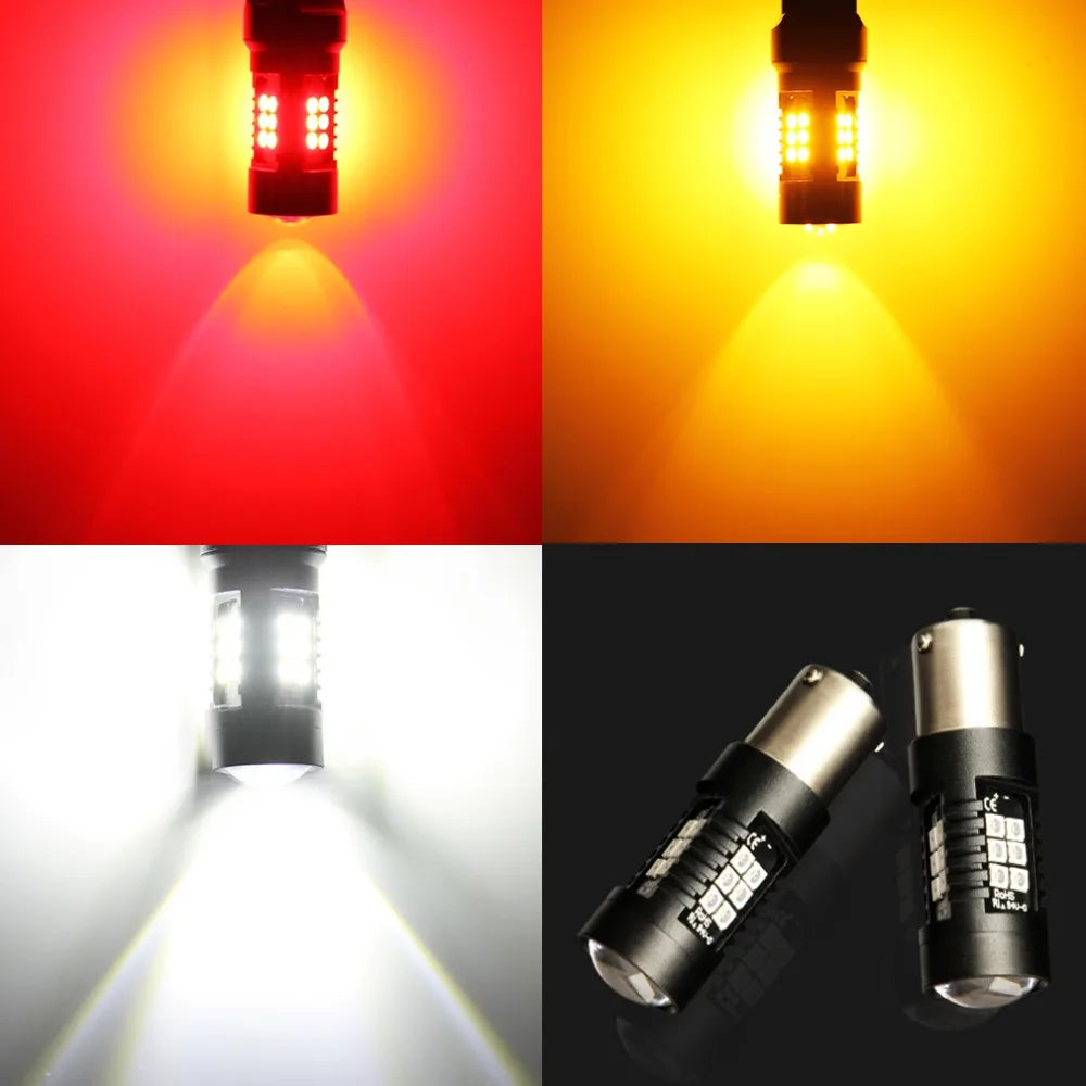 PY21W Led Bulb 1156 BAU15S 21 3030SMD Auto Lights Bulbs Parking Lamp Brake Car Turn Signal