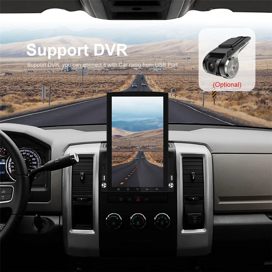 9.7'' Android 10.0 Car Stereo Radio 2 DIN HD Vertical Screen 1GB+16GB GPS WIFI