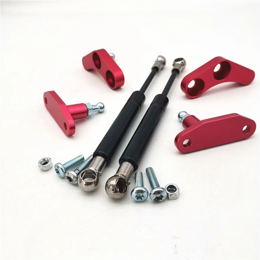For Can-Am Maverick X3 2017-2020 Black & Red Aluminum Anodized Door Opener Kits