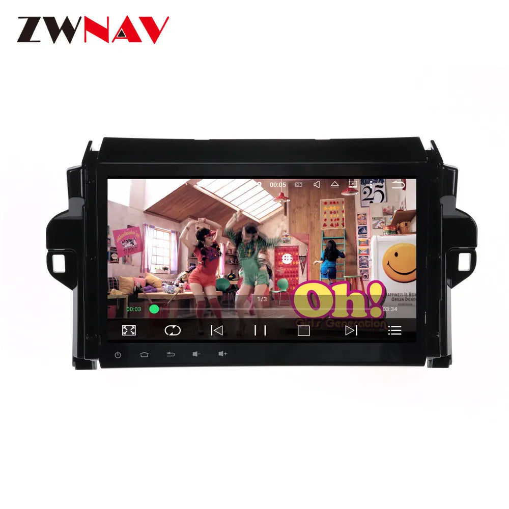 Android 14 Carplay Car Radio For Toyota Fortuner SW4 2016-2021 GPS Navigation Multimedia p