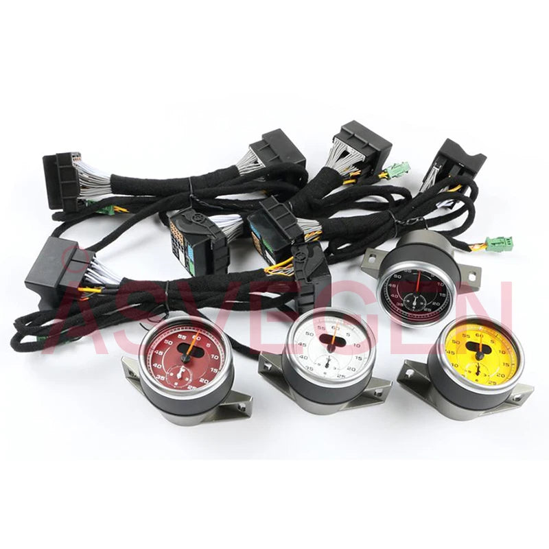 Car Stopwatch For Porsche Cayenne 718 2010-2017 Sport Chrono Dashboard Center Clock Compas