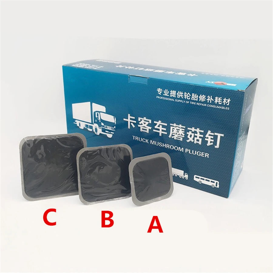 5pcs/box Car Truck Mushroom Patch 12mm Natural Rubber Tire Puncture Repair Wired Plug