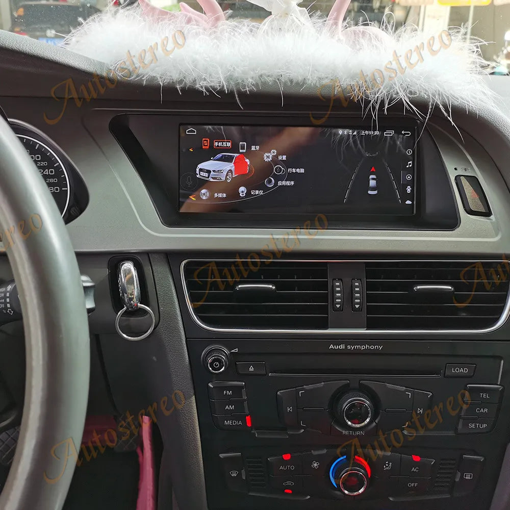 For Audi A4 B8 2009-2015 Android 14 Carplay Car GPS Navigation Multimedia Player Auto Ster