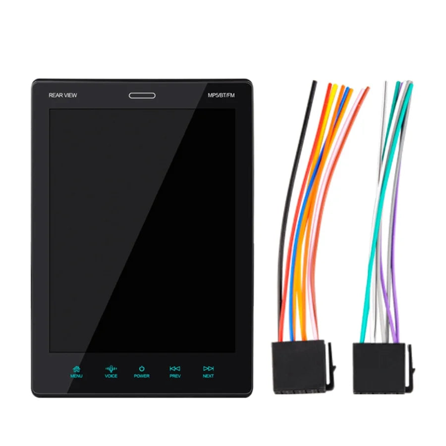 1 DIN 9.5 Inch Touch Screen Car Media Player with Audio AUX IN Bluetooth FM Wince System (