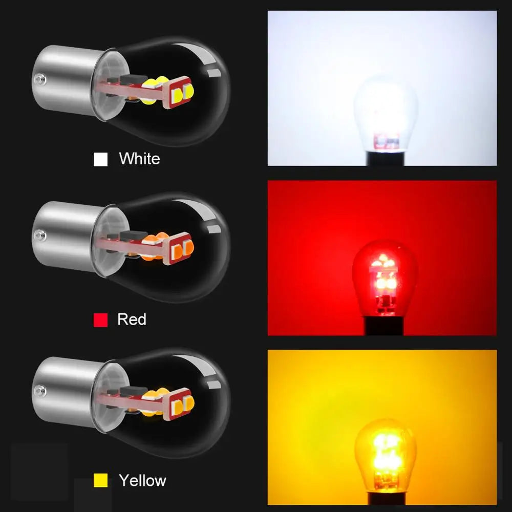 1156 BA15S P21W Led Bulbs 1157 BAY15D P21/5W Led BA15D BAU15S PY21W Ampoule Car Turn Signa