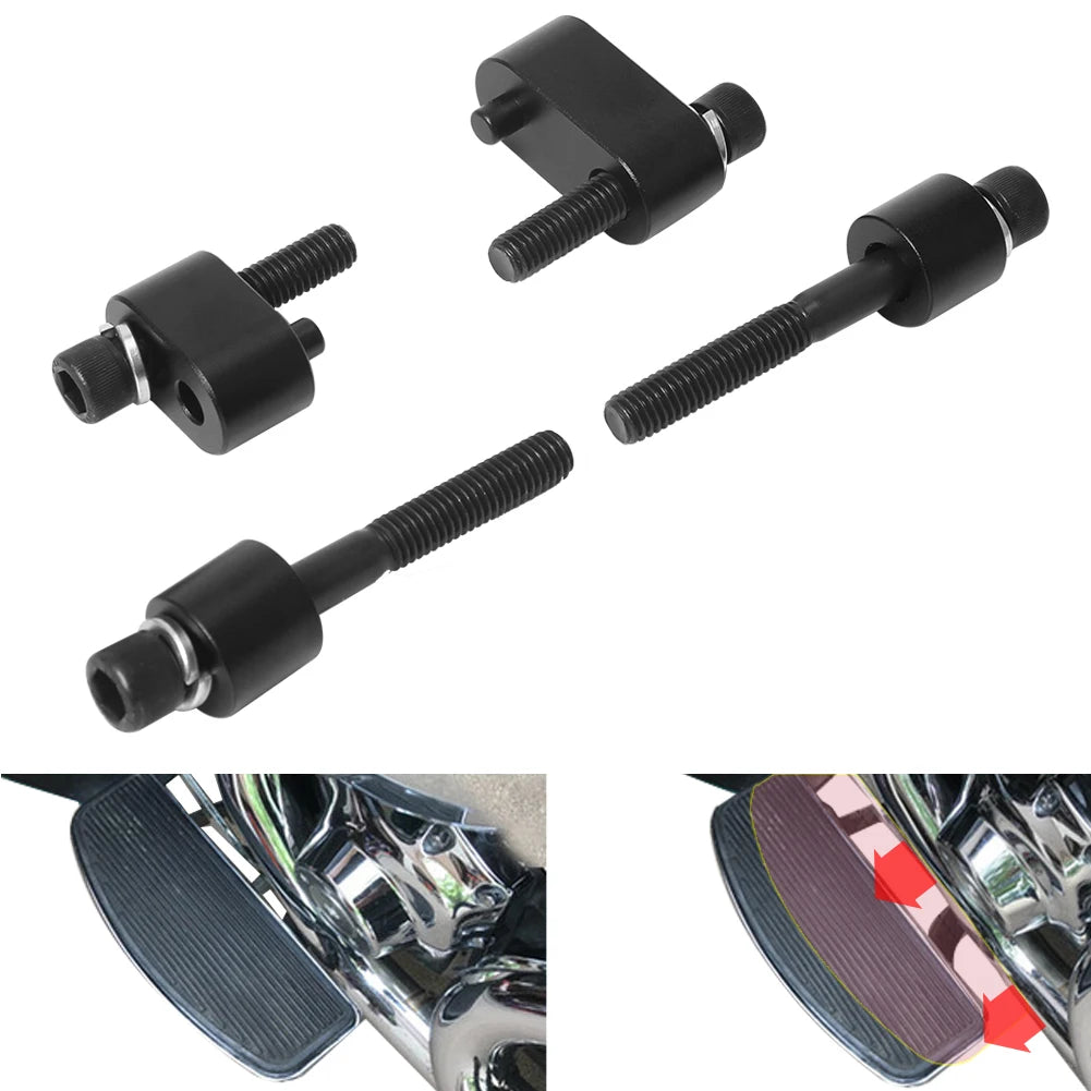 Motorcycle Floorboard Extensions Kit 3/4'' Compatible for Harley Touring Models  for Models 2009-2021 - Automotive LED L