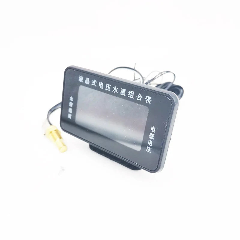 2in1 LCD Digital Display Car Voltmeter Gauge / Water Temp Temperature DC 9-36V