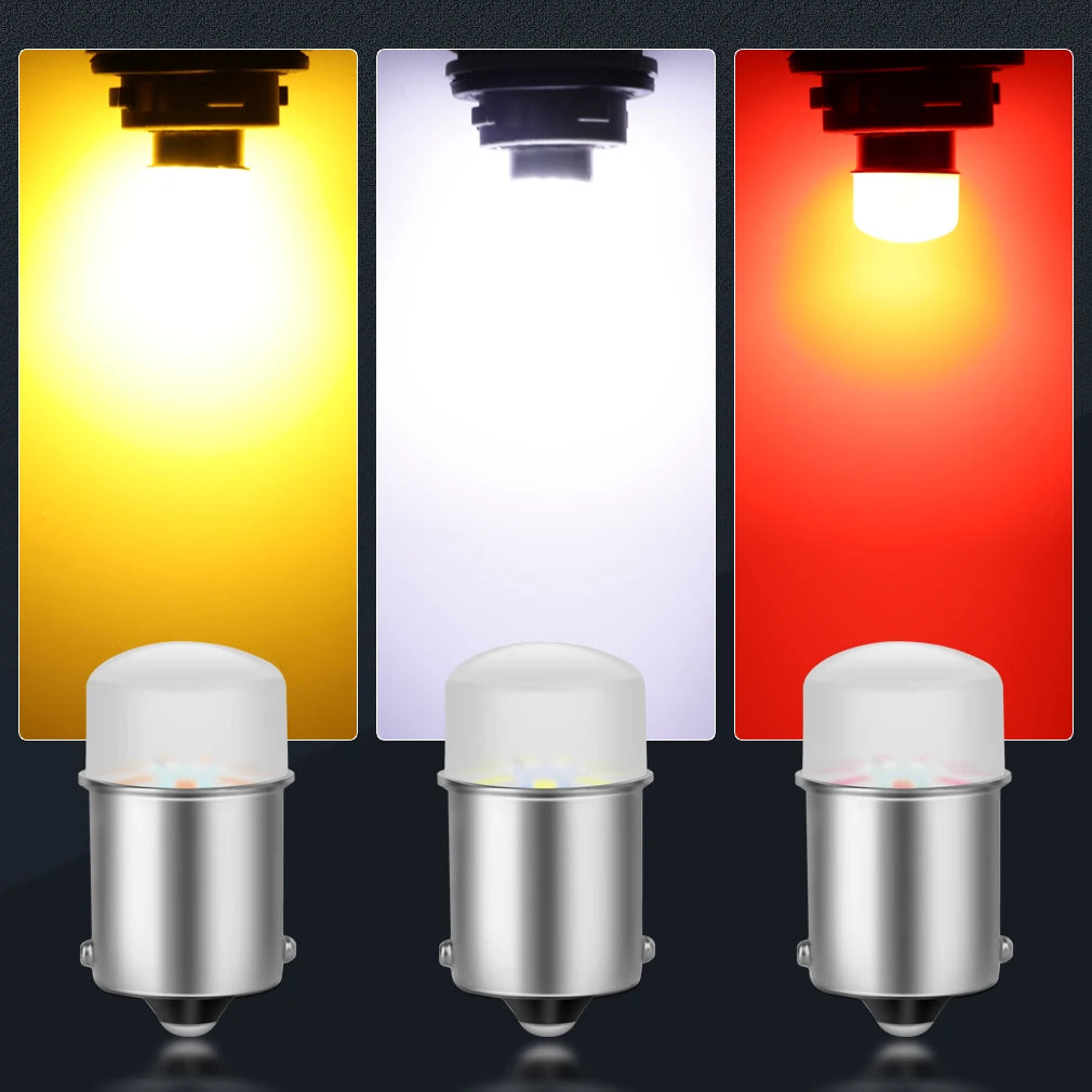P21W P21 5W LED Bulb 1156 1157 BA15S BAY15D Led Car Signal Lamp R5W R10W DRL Daytime Runni