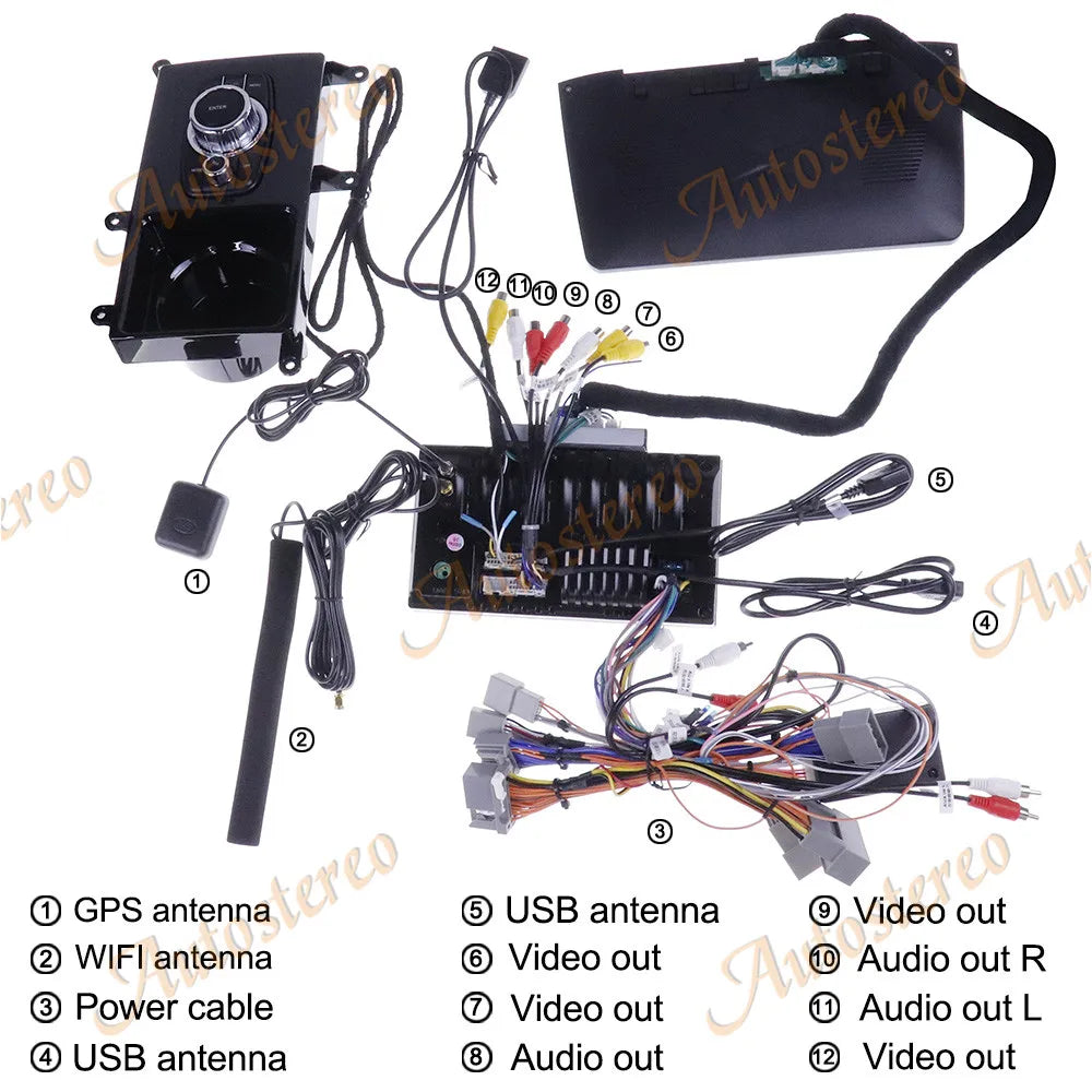 9.7 Android 14 Carplay Car Multimedia Player For Honda Accord 8 2008-2012 Car GPS Navigati