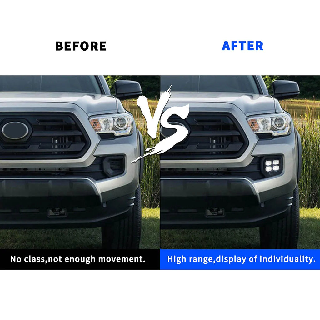 Led Daytime Running Light Fog Lamp for Toyota Tacoma DRL 2016 2017 2018 2019 2020 Bumper D | AUTOKITSHOP