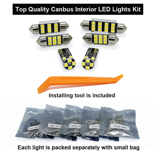 11-Piece LED Interior Light Kit for Nissan 370Z 2009-2017 - Canbus Dome Map Door Trunk Bulbs | AUTOKITSHOP