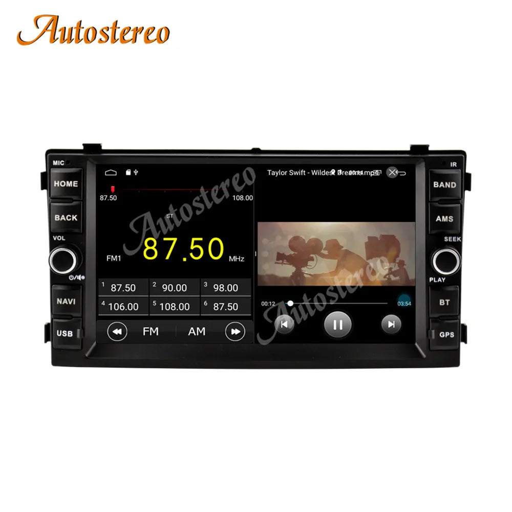 Android 14 Carplay For KIA Ceed 2004-2008 Car GPS Navigation Multimedia Player Auto Stereo