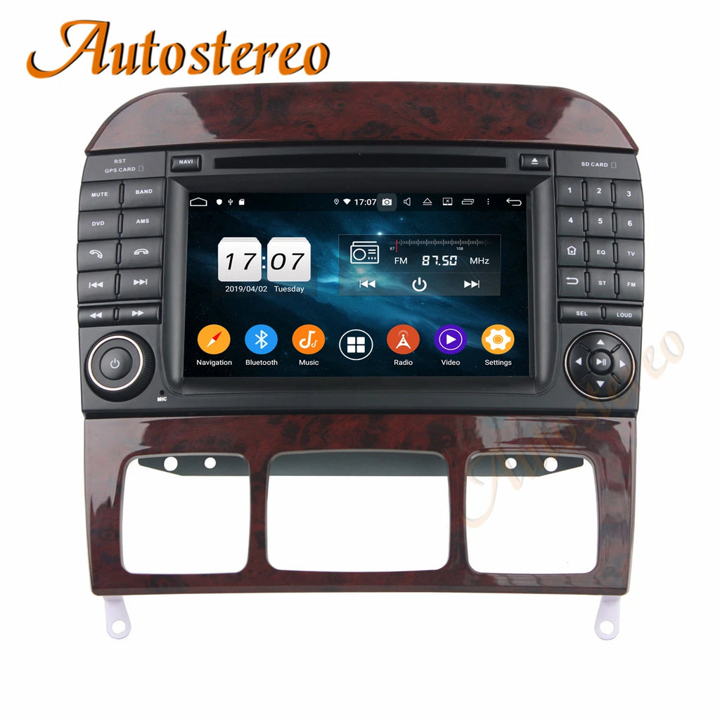 Android 13 8+256GB Car DVD Player GPS Navigation For Mercedes Benz S-Class W220/S280/S320/