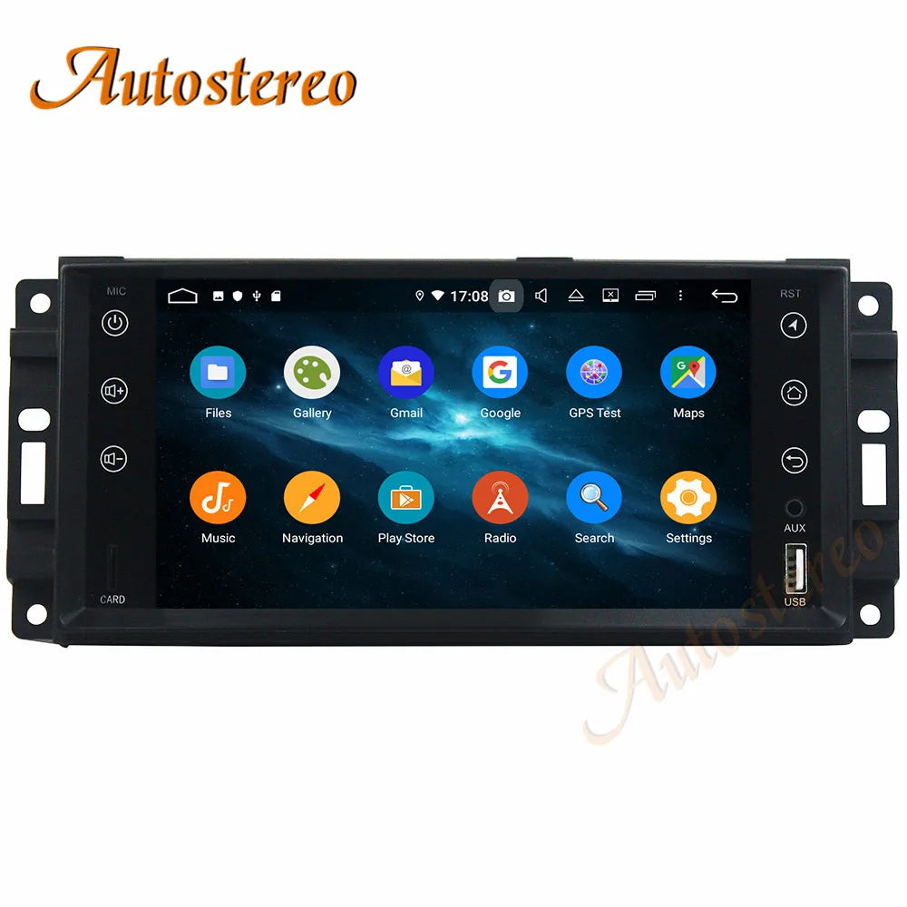 Car DVD Player DSP Android 13 8+256GB Multimedia Player GPS Navigation For Jeep Compass Wr