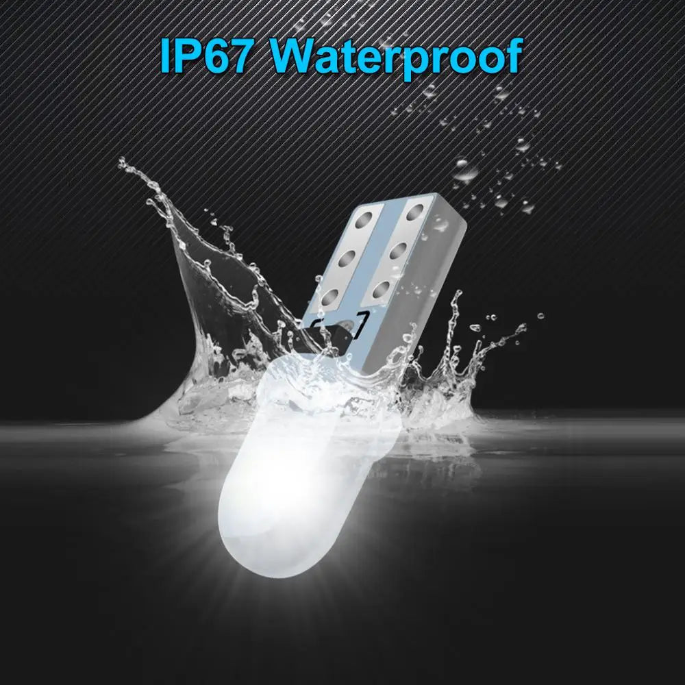 T5 Led Bulb W3W W1.2W Car Auto Lamp 3014 Chips Wedge Light Instrument Dashboard Lamp Indic