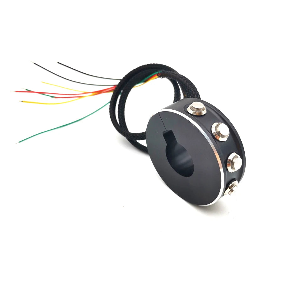 Universal Motorcycle Handlebar Switch Control Button 7/8 inch CNC Aluminum Alloy
