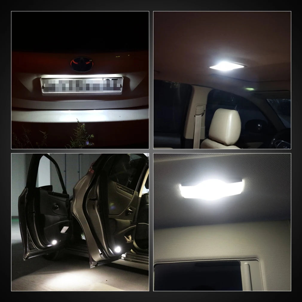 T10 W5W LED Light Bulb 360° Car Signal Light Reading Light Canbus NO Error 194 168 Auto La