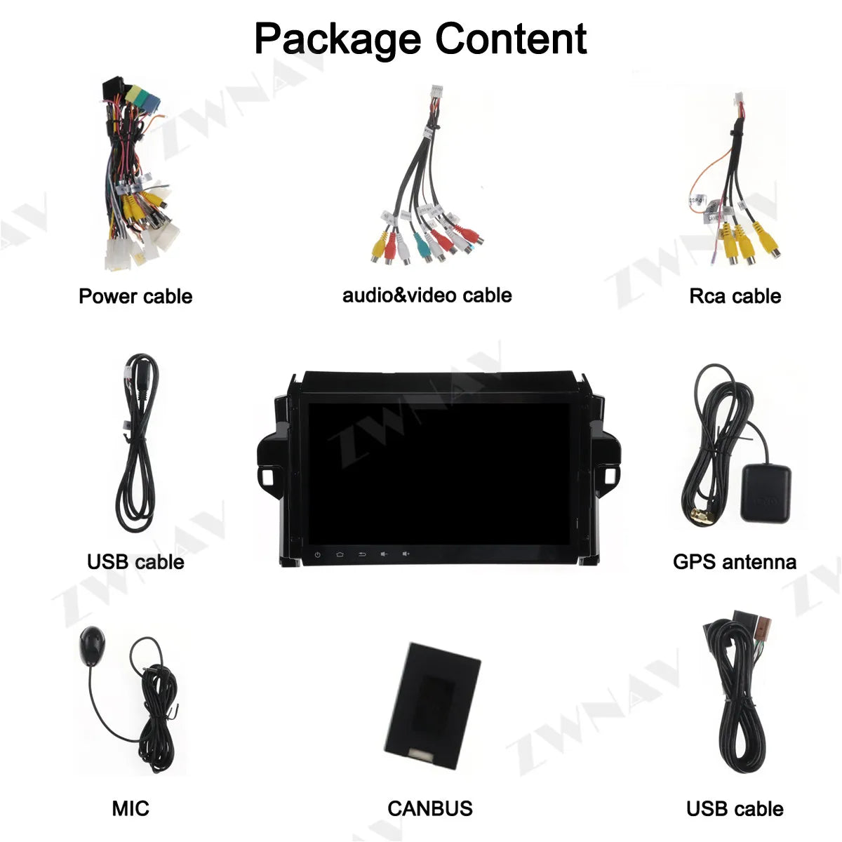 Android 13 Carplay Car GPS Player For Toyota Fortuner Covert 2015-2023 Navigation Multimed
