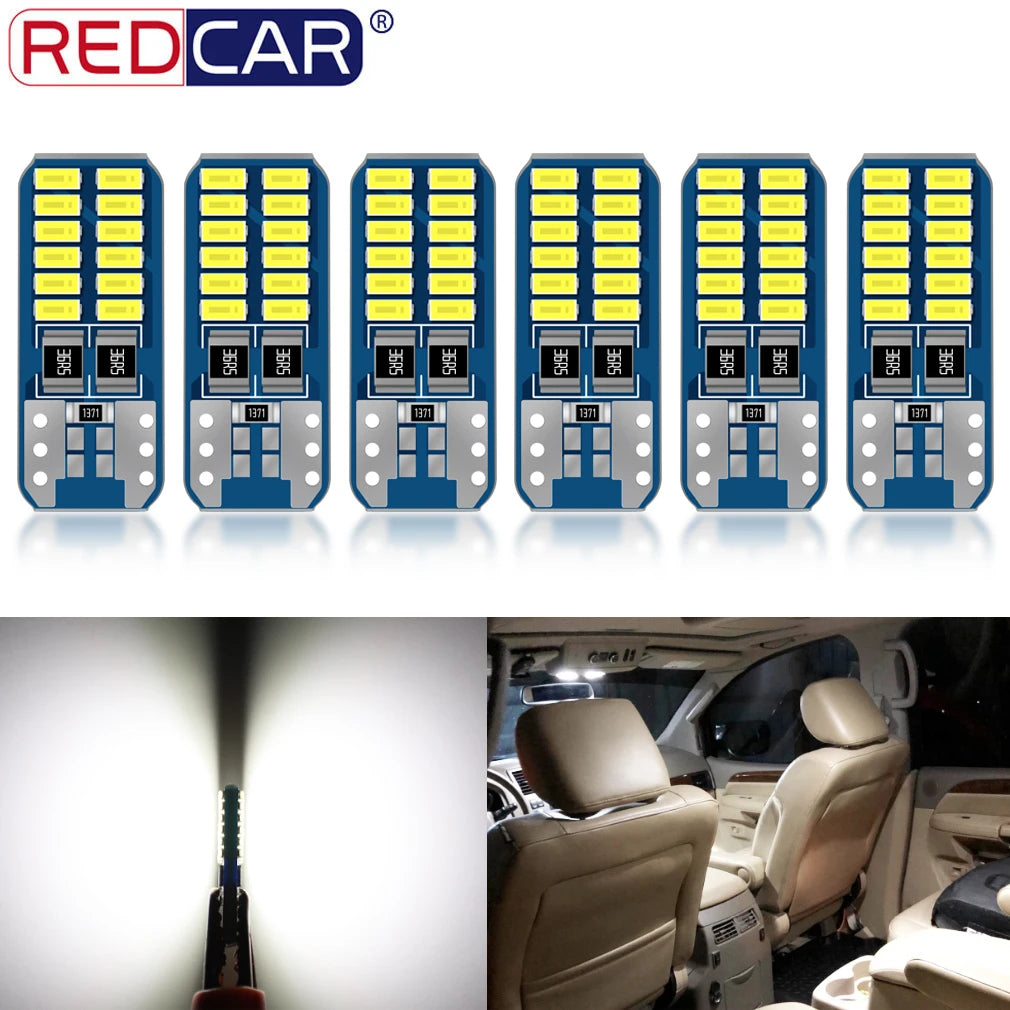 T10 Led Canbus W5W Led Bulb Car Interior Light 24smd 3014smd 194 168 Car Led Signal Lamp C
