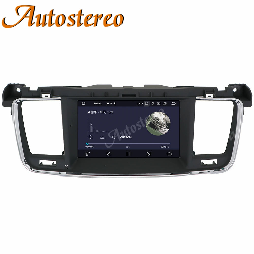 Android 14.0 Car DVD Player GPS Navigation Radio Stereo For PEUGEOT 508 2011 2012 2013-201