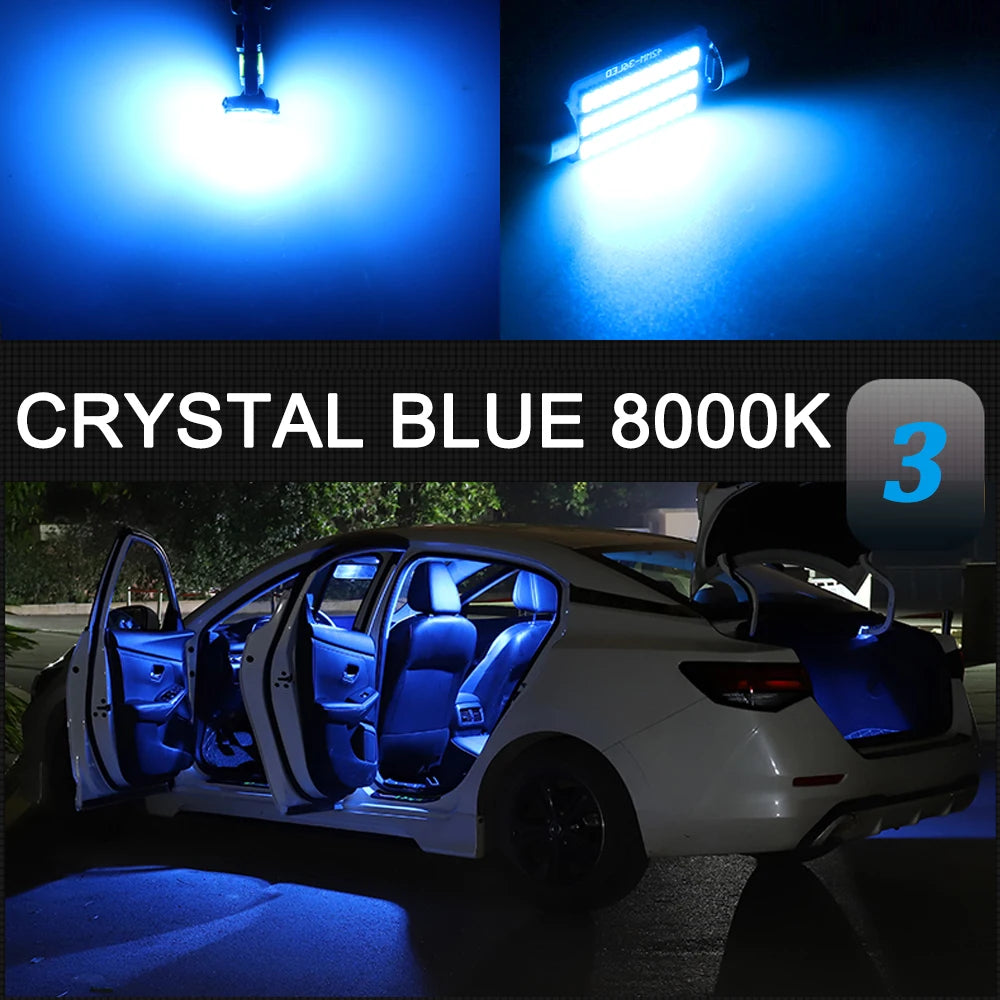 LED Interior Light Kit for BMW E87 E81 F20 E36 E46 E90 E91 E92 E93 F30 E39 E60 E61 F10 F11 E38 E65 E66 328i Accessori...