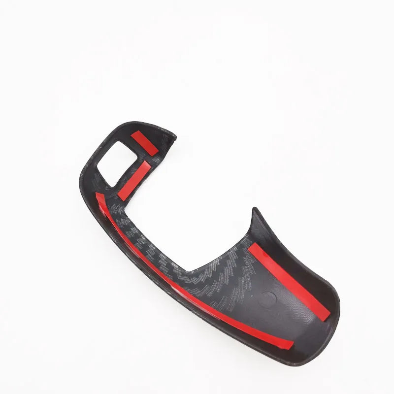 Black Carbon Fiber Look Gear Shifter Trim Cover For BMW 1 3 5 7 Series X3 X4 X5