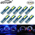 10-Piece LED Interior Light Kit for W3W W1 T5 - Canbus Error-Free Interior Bulbs