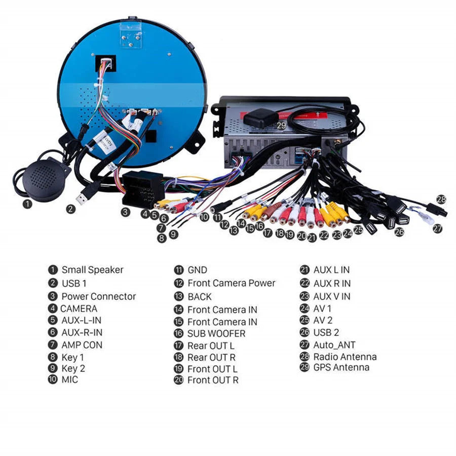 Android 10 Car Stereo Radio CD DVD Player 4+64GB GPS For BMW Mini Cooper 2006-2013