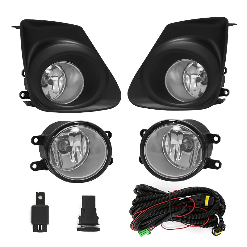 For Toyota Corolla Altis 2011 2012 2013 Fog Light Lamp Daytime Running Chrome Wires Switch | AUTOKITSHOP
