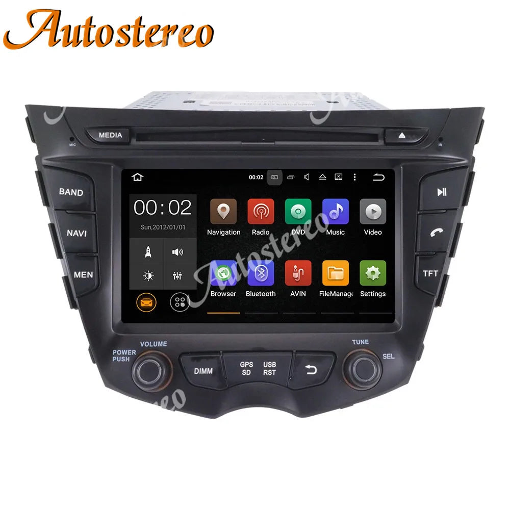 Carplay Android 13 Car DVD Player For HYUNDAI Veloster 2011-2016 GPS Navigation Radio Mult