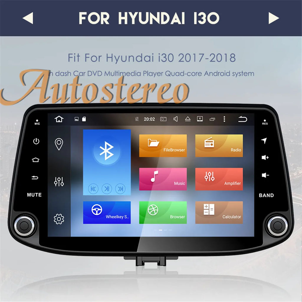 Carplay 4G Android 13 GPS Navigation For Hyundai I30 2017 2018 2019 Auto Radio Head Unit M
