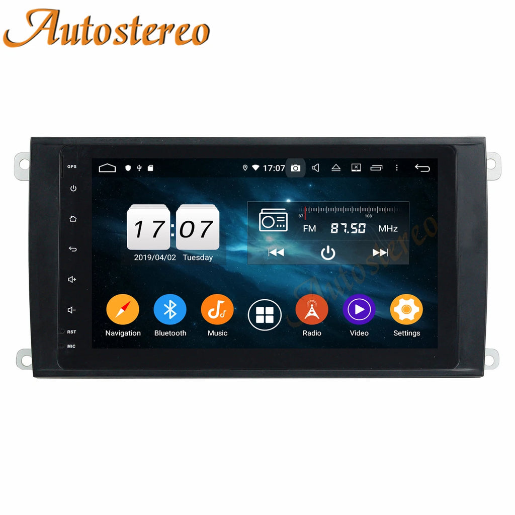 Android 14 Carplay Car No DVD Player GPS Navigation For Porsche Cayenne 2003-2010 Auto Rad