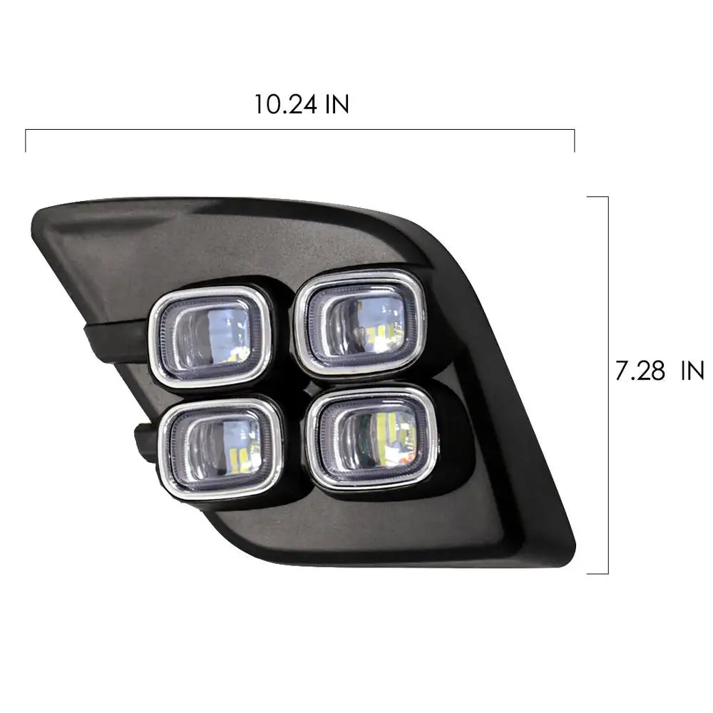 Fog Light Auto LED Daytime Running Light For Toyota Hilux Revo 2015 2016 Car Driving Bumpe | AUTOKITSHOP