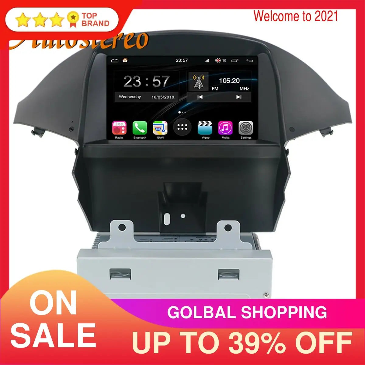 Carplay For Chevrolet Orlando 2011+ Android 13 Car GPS Navigation Car CD DVD Player Auto S
