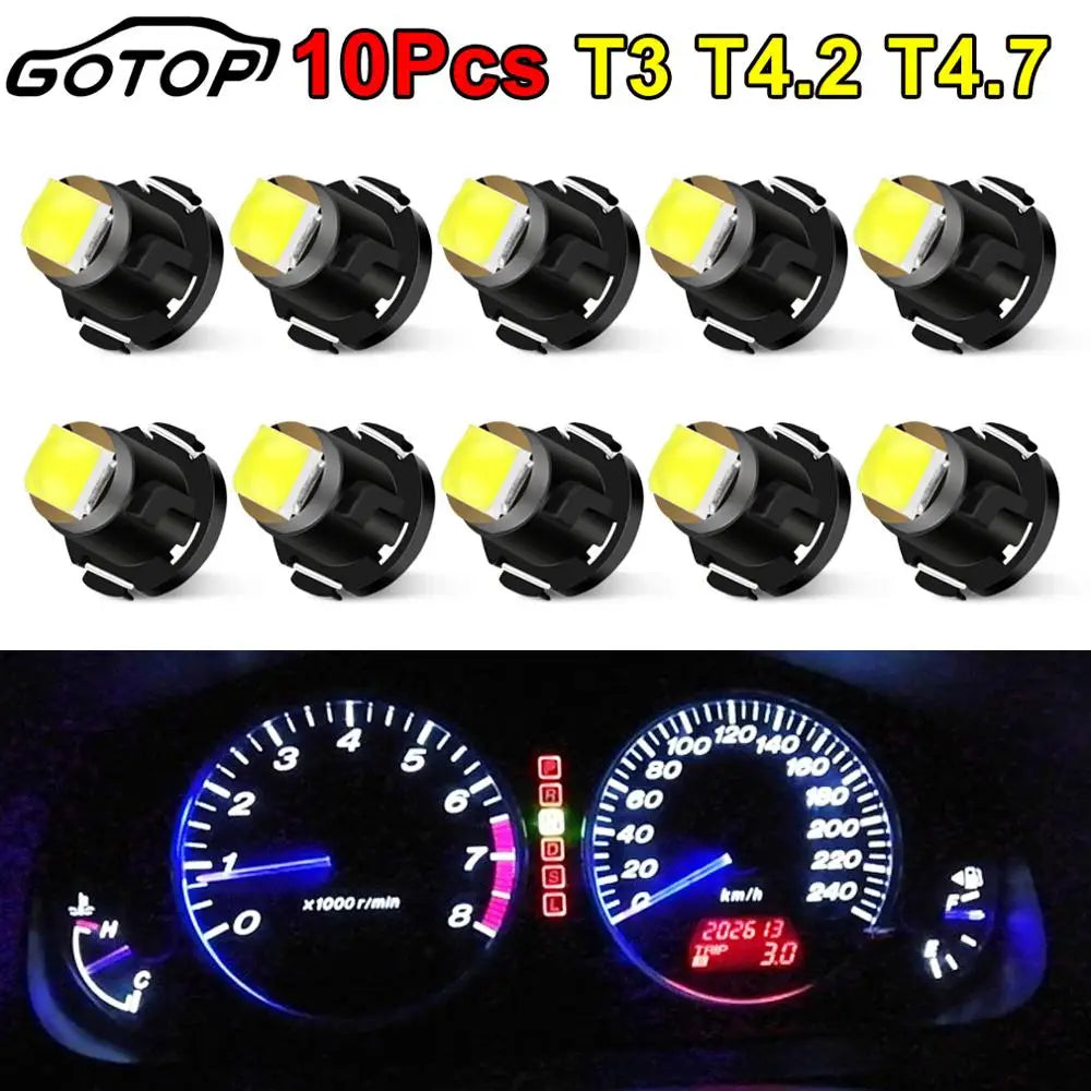 T3 T4.2 T4.7 Led Bulb 3030SMD Chips Super Bright High Quality LED Car Board Instrument Pan
