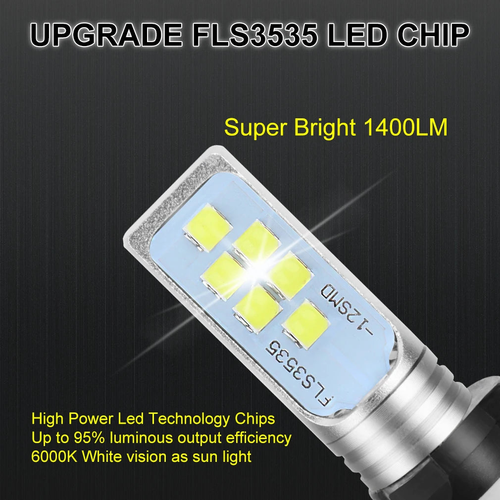 H27 Led P13W PSX26W Fog Light H27W 881 880 Auto Led Bulb Light Lamp 1400LM Car Driving Run