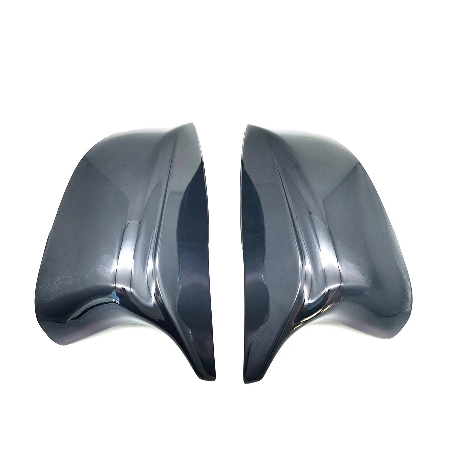 Pair Black Car Side Mirror Cover Replacement for Infiniti Q50 Q60 QX30 Q70 2014+